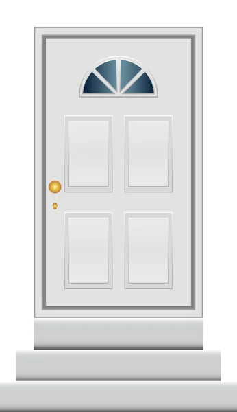 Vectorillustratie van de deur — Stockvector