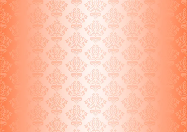 桃のベクトルの壁紙 — ストックベクタ