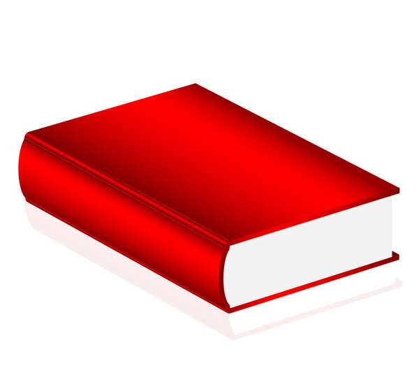 Векторная иллюстрация красной книги
