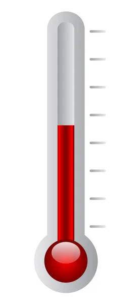 Vektor illustration av termometer — Stock vektor