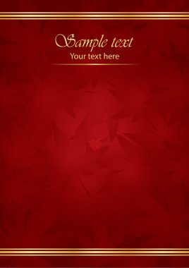 Red & gold background clipart