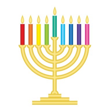 Channukah lamp clipart