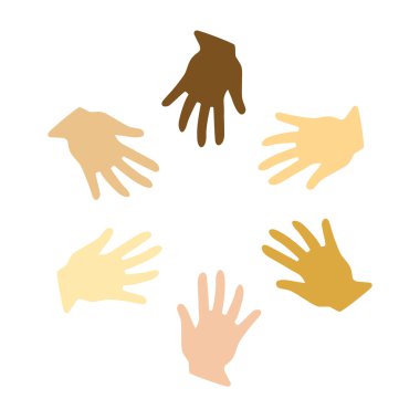 Different hands clipart