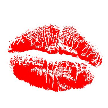 Lipstick kiss clipart