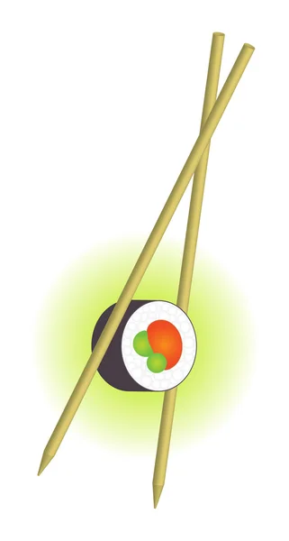 초밥의 그림 — 스톡 벡터