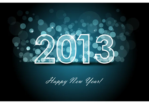 2013 - Hintergrund für das neue Jahr — Stockvektor