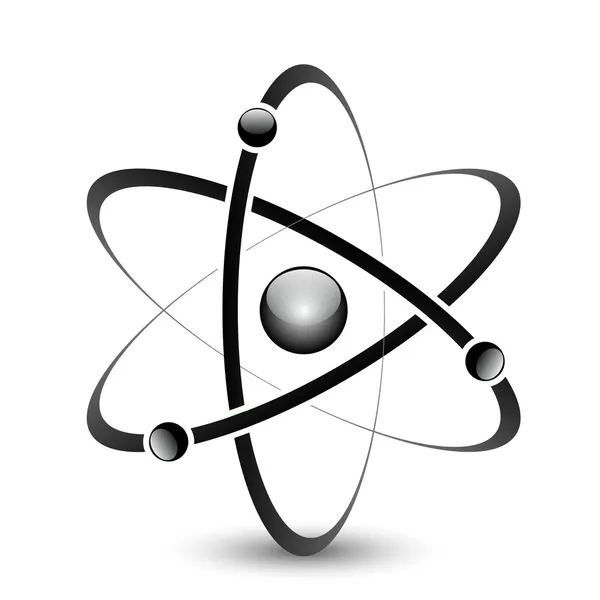 Illustration des Atoms — Stockvektor