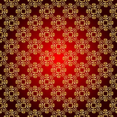 Red and gold background clipart