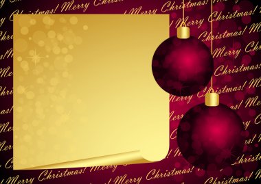 Vector Christmas background clipart