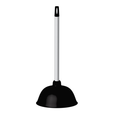 Vector illustration of plunger clipart