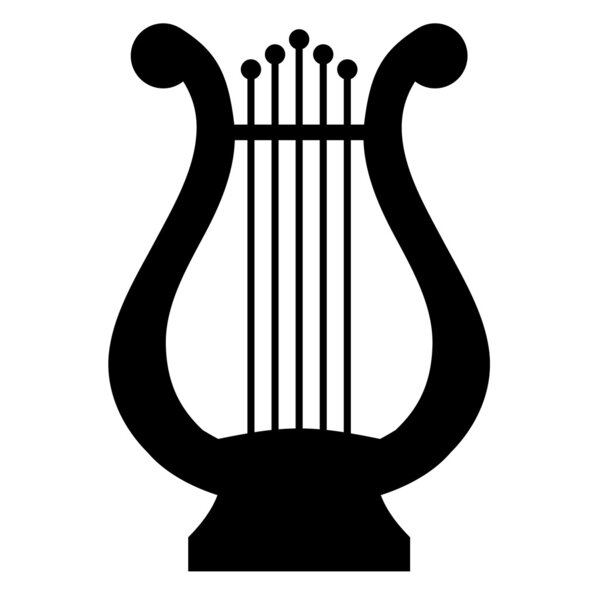 Vector illustration of lyre