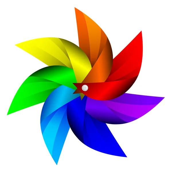 Illustration vectorielle du jouet Windmill — Image vectorielle