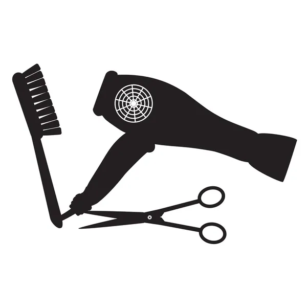 Logo del peluquero — Vector de stock