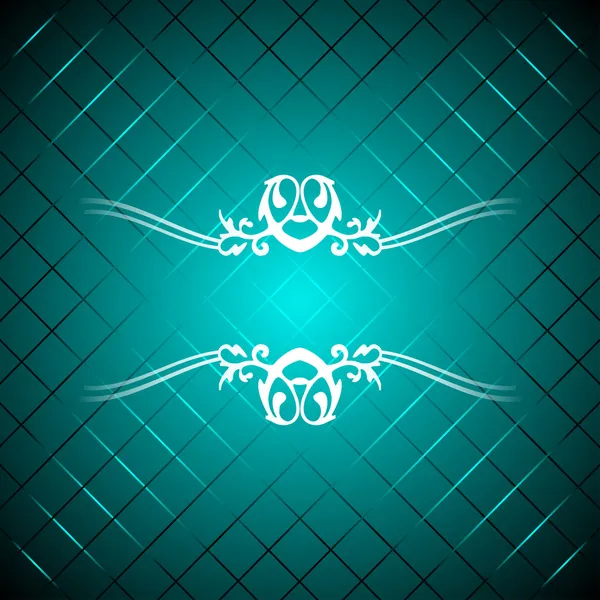 Vector turquoise luxe achtergrond — Stockvector