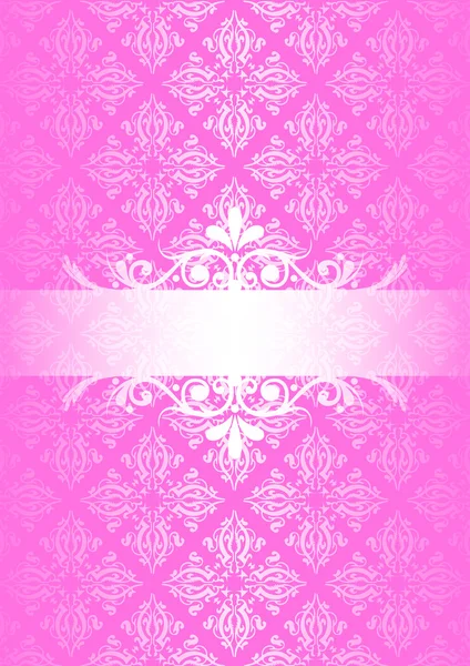 Векторный розовый винтажный фон — стоковый вектор