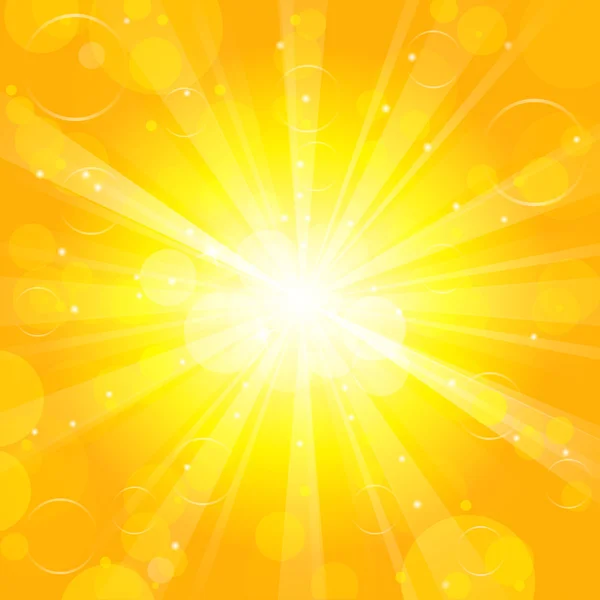 Sonne - Vektorhintergrund — Stockvektor