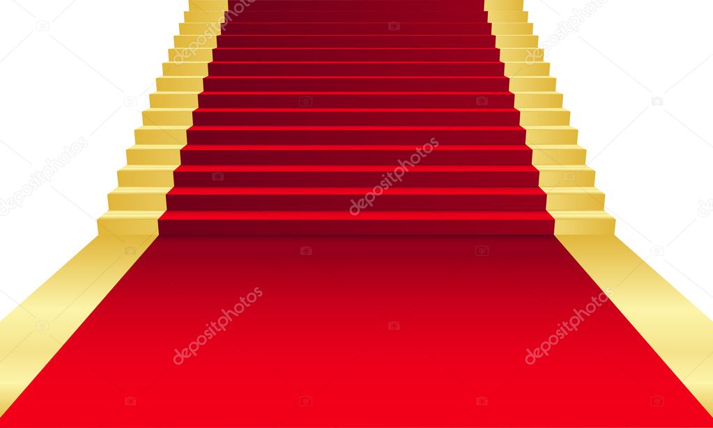 Vector illustration of red Carpet