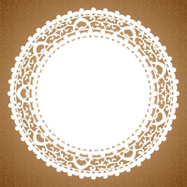 Vector background with napkin clipart