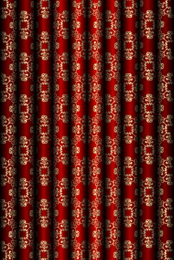 Red and gold material background clipart