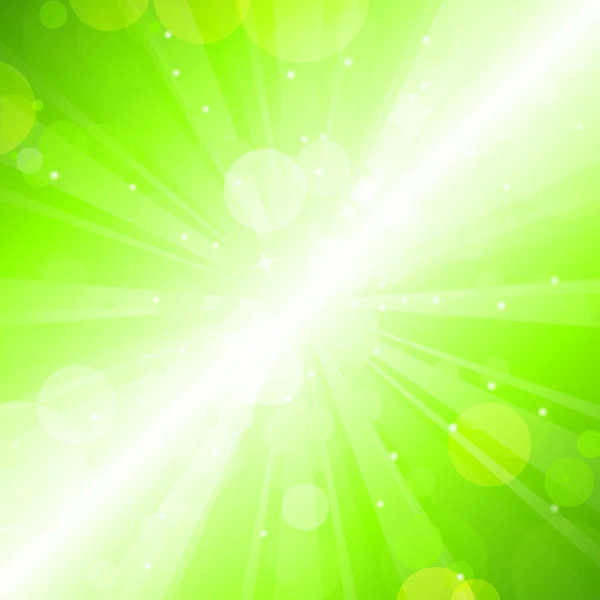 Πράσινη θαμπάδα - διάνυσμα αφηρημένα φόντο — Διανυσματικό Αρχείο
