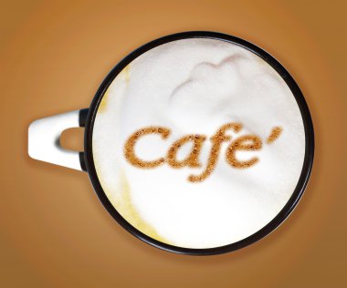 Coffee art clipart