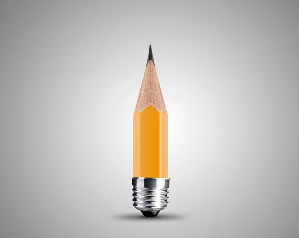 Zugespitzter gelber Bleistift — Stockfoto