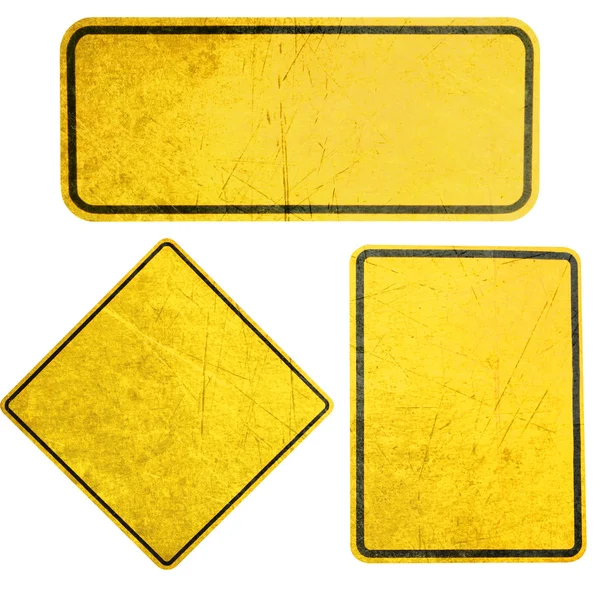Signo amarillo —  Fotos de Stock