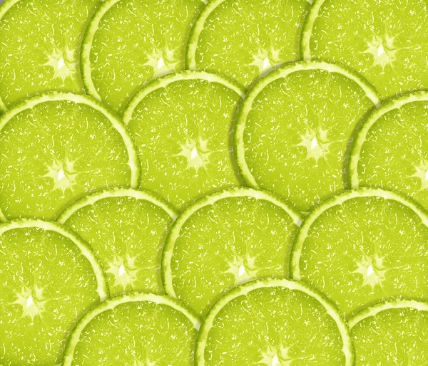 Slice of fresh lime — Stock Photo, Image