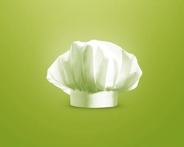 stock image Chief hat on green background