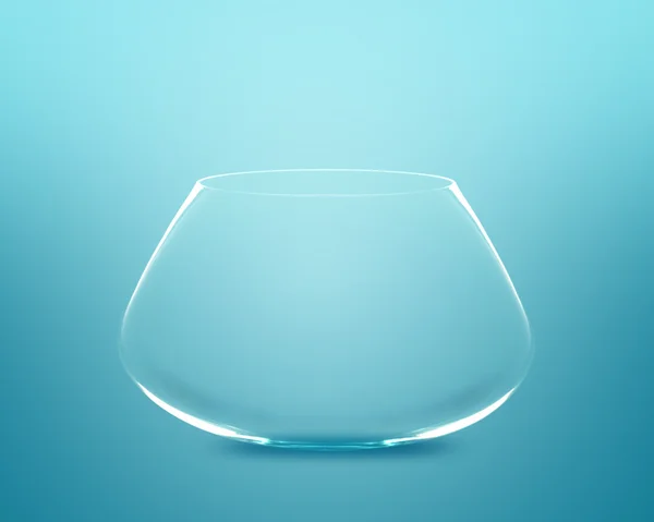 Порожній fishbowl — стокове фото