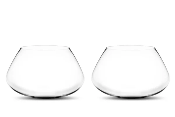 Boş iki fishbowls — Stok fotoğraf