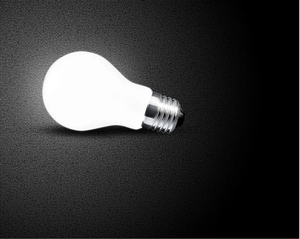 One glowing Light bulb — Stock Photo, Image