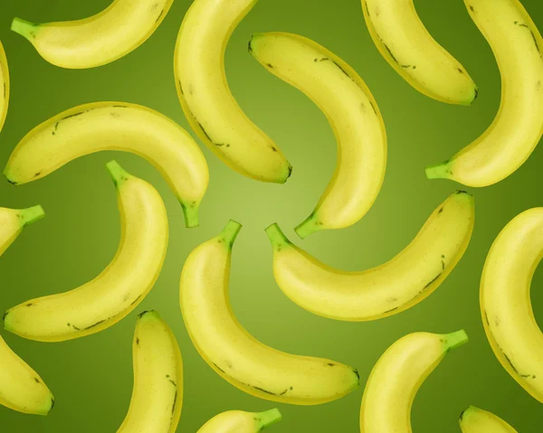 バナナのシームレスなパターン — ストック写真