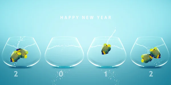 新年快乐 2012 — 图库照片