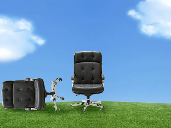 Two armchair outdoor — Stock Photo, Image