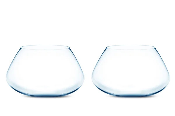 Puste fishbowls dwa — Zdjęcie stockowe