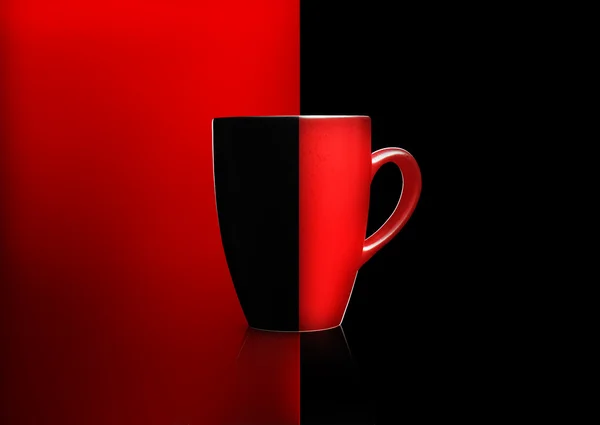 Two colors mug — Stock Photo, Image