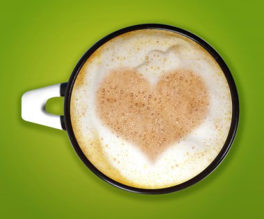 Cup of cappuccino clipart