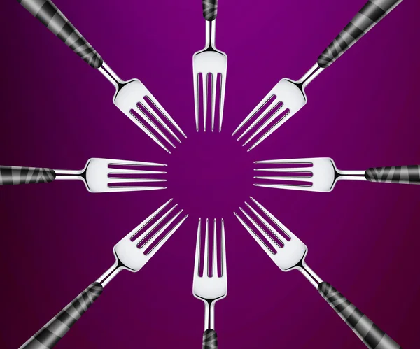 Set of forks — Stock Photo, Image
