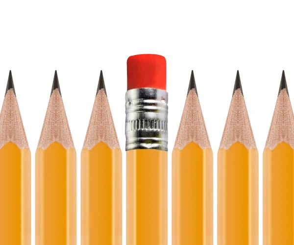 Ostrej i rozmytej ołówek odwrócenie — Zdjęcie stockowe