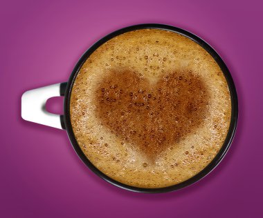 Cup of cappuccino clipart