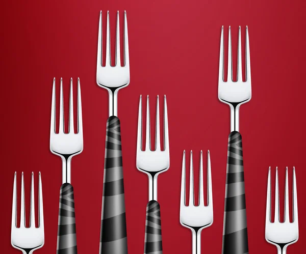 Serie di forchette — Foto Stock