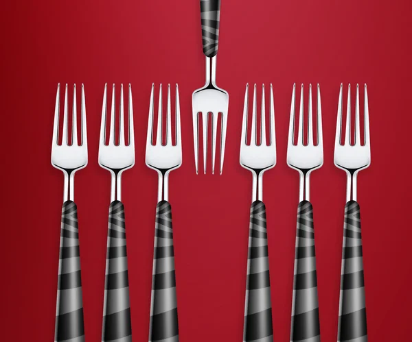 Set of forks — Stock Photo, Image