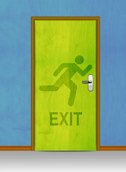 stock image Exit door