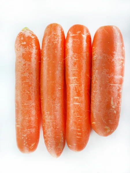鲜橙色胡萝卜 — 图库照片