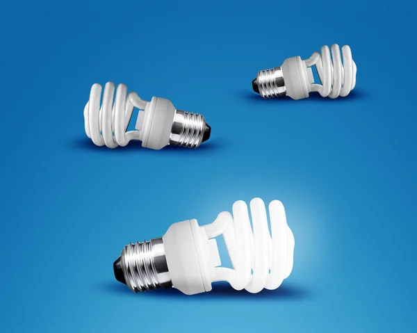 Glowing Light bulb — Stock Photo, Image