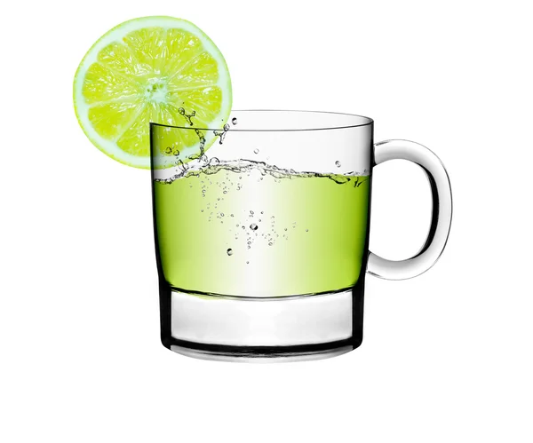 Glas van een citroen — Stockfoto