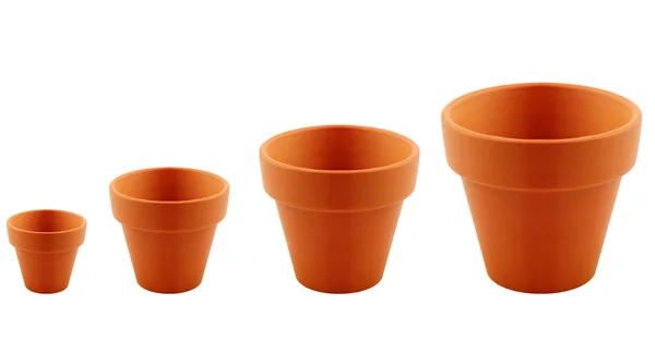 Tuin potten van klei — Stockfoto
