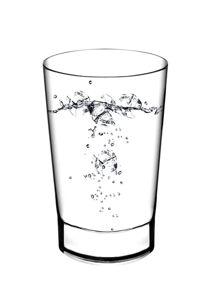 पाण्याने ग्लास — स्टॉक फोटो, इमेज