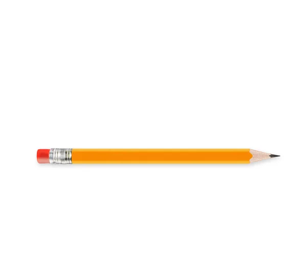 Zaostrzony ołówek żółty — Zdjęcie stockowe